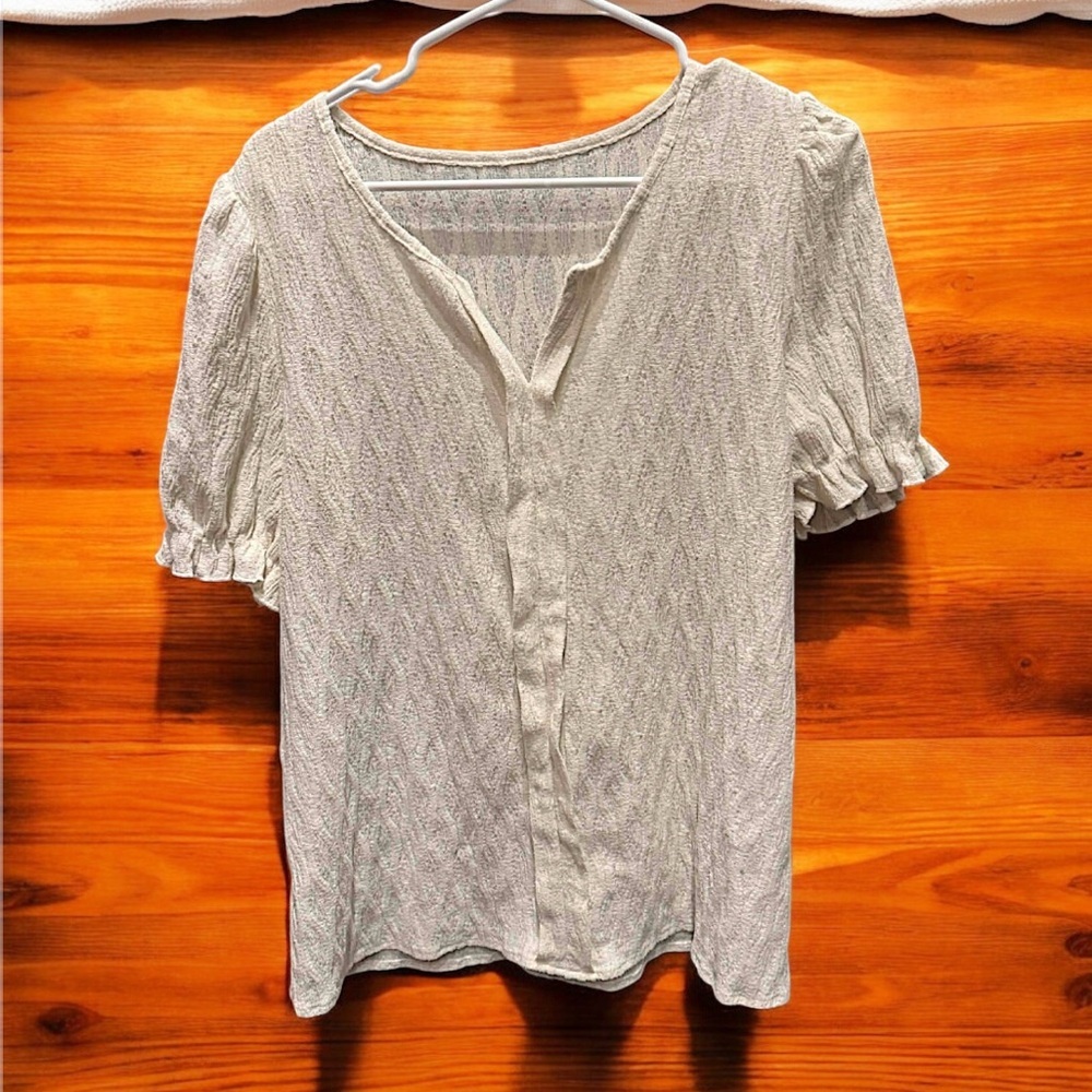 Elegant White Blouse for Women LARGE